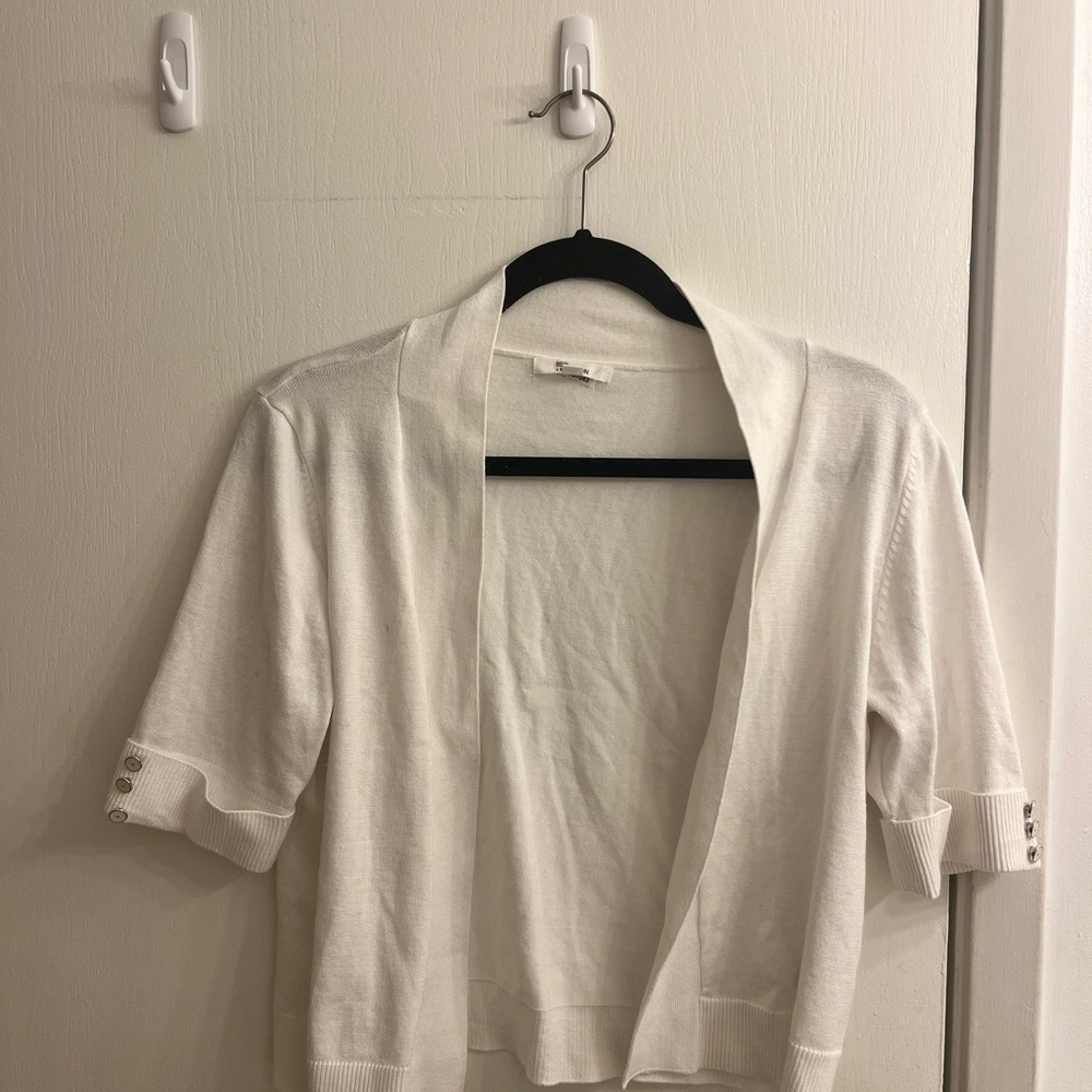 89th & Madison Cream Cardigan